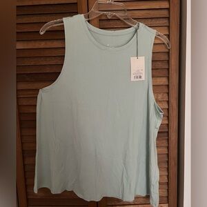 A New Day Light Green Tank Top